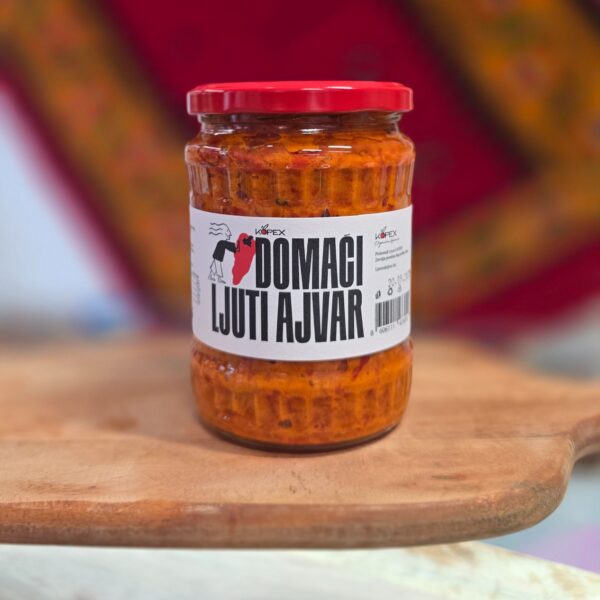 Domaći ajvar ljuti 580gr
