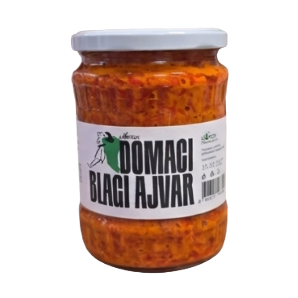 Domaći ajvar blagi 580gr